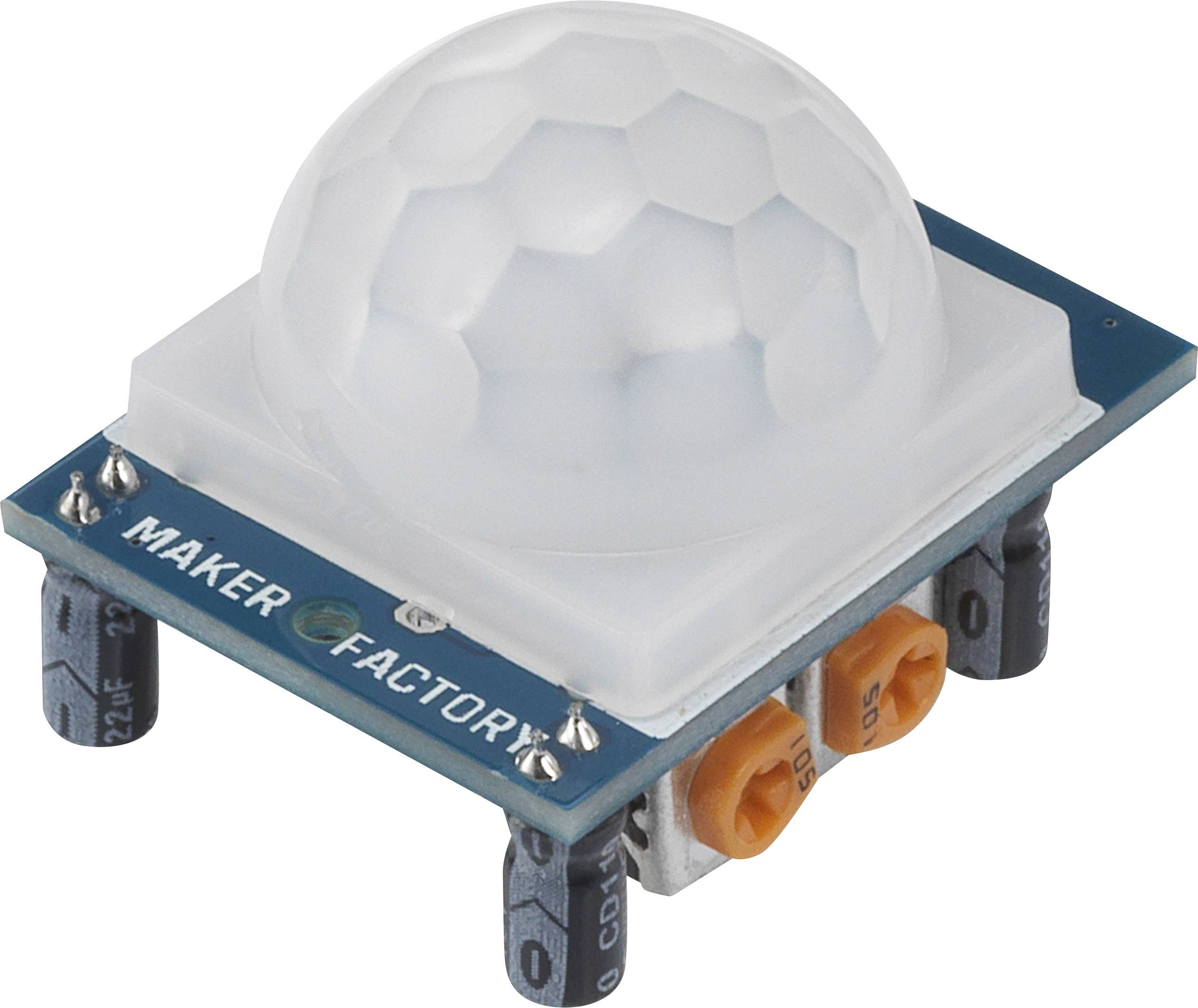 MAKERFACTORY MF-6402129 Détecteur de mouvements PIR 1 pc(s)-1