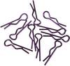XCeed 1:10 Clips pour carrosserie lilas (métallisé) 1 pc(s)