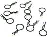 XCeed 1:10 Clips pour carrosserie noir 1 pc(s)