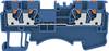 Degson DS1.5-QU-01P-12-00A(H) Borne de passage Push-In bleu 1 pc(s)