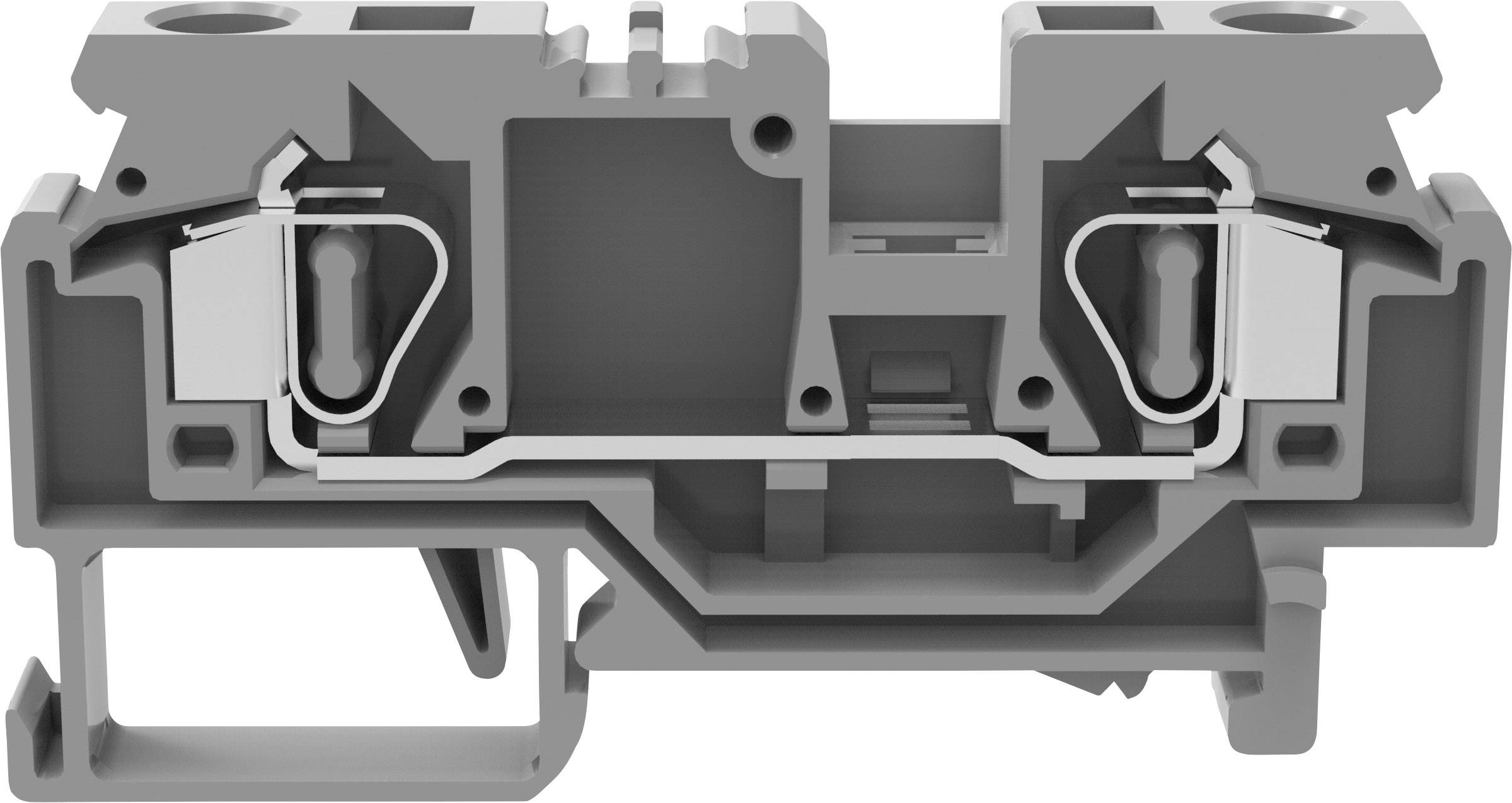 Degson WS6-01P-11-00A(H) Borne de passage borne à ressort gris 1 pc(s) Piece