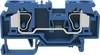 Degson WS10-01P-12-00A(H) Borne de passage borne à ressort bleu 1 pc(s)