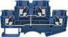 Degson DSKK4-01P-12-50-A(H) Bloc de jonction traversant à 2 étages Push-In bleu 1 pc(s)