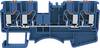 Degson DS2.5-QU-01P-12-00A(H) Borne de passage Push-In bleu 1 pc(s)