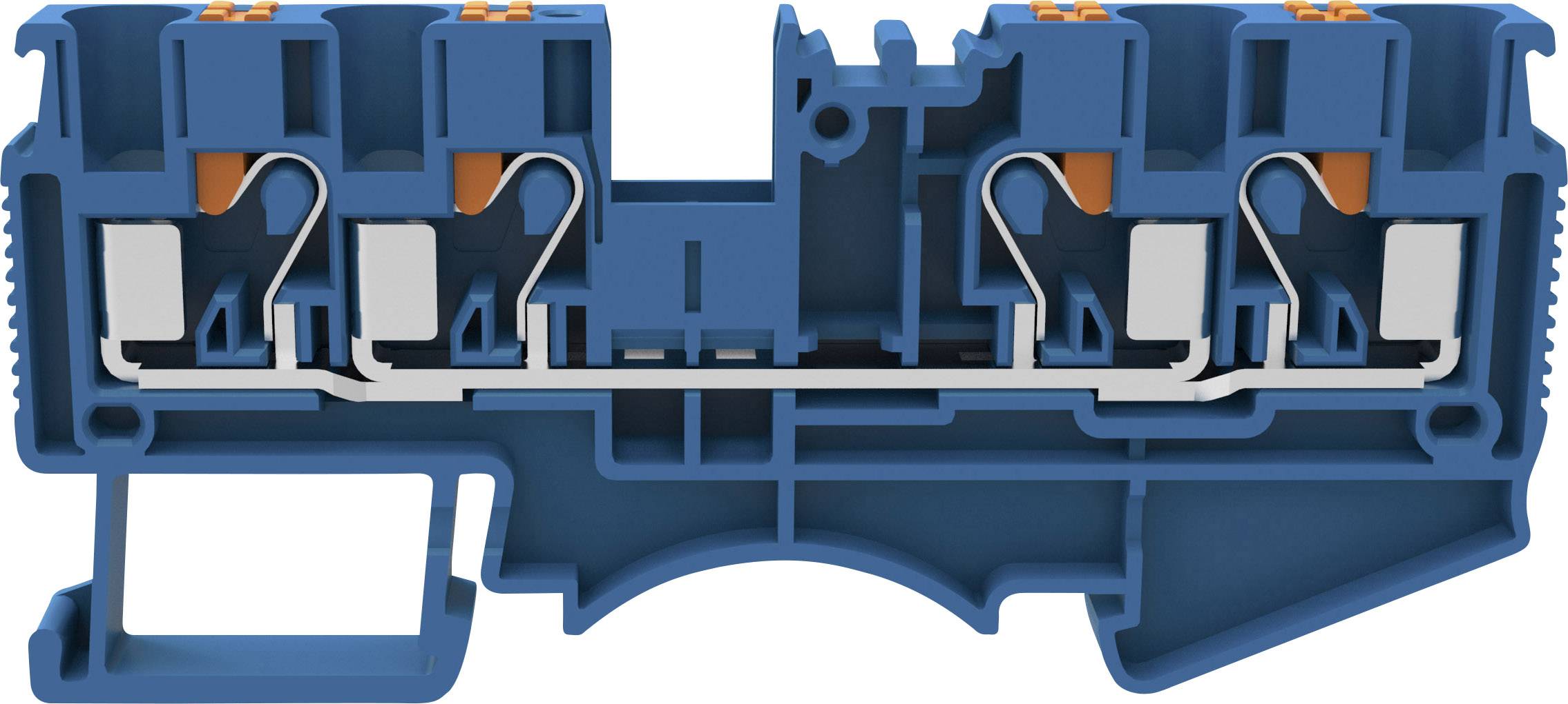 Degson DS4-QU-01P-12-00A(H) Borne de passage Push-In bleu 1 pc(s)