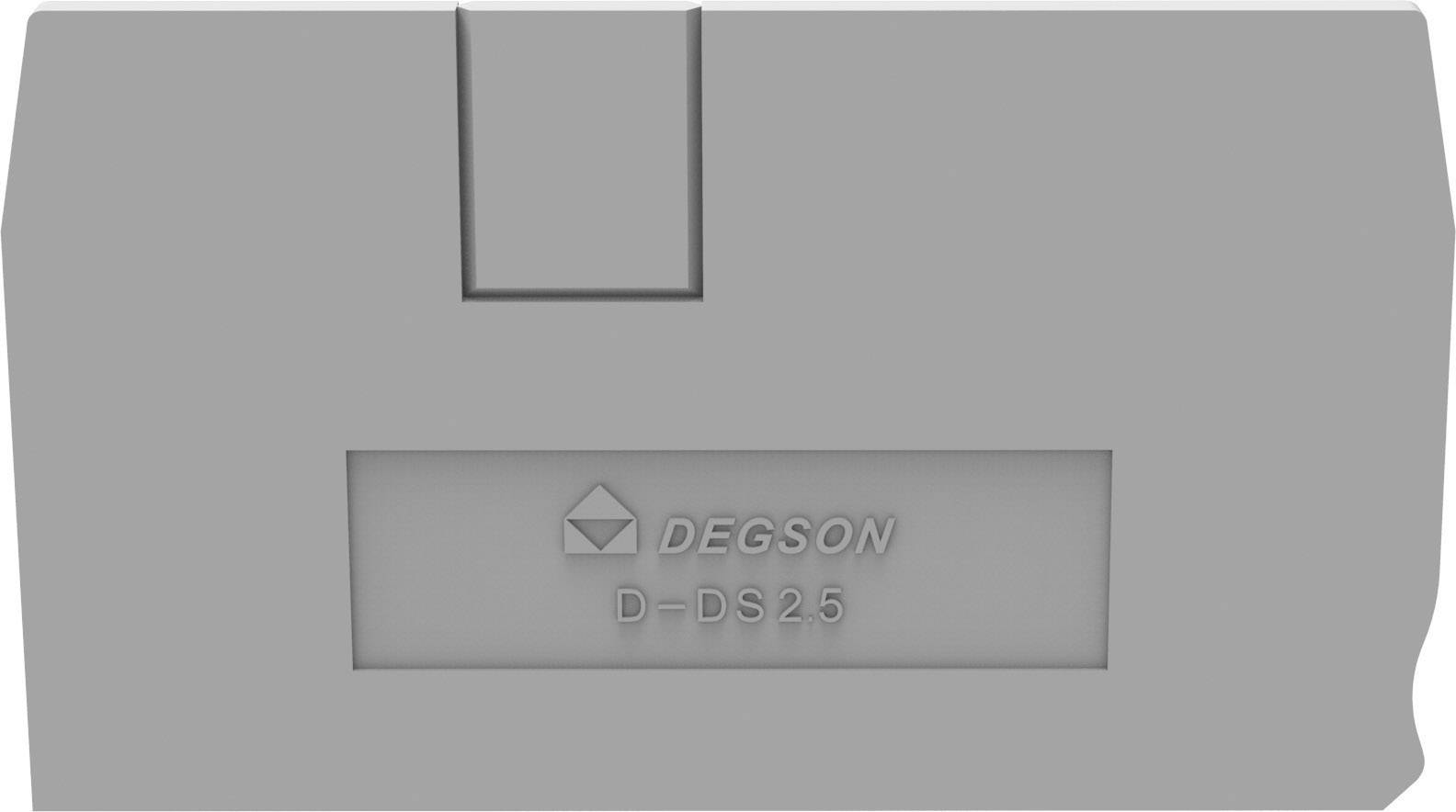 Embout isolant gris avec inscription 'DEGSON D-DS25'.