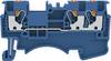 Degson DS1.5-TW-01P-12-00A(H) Borne de passage Push-In bleu 1 pc(s)