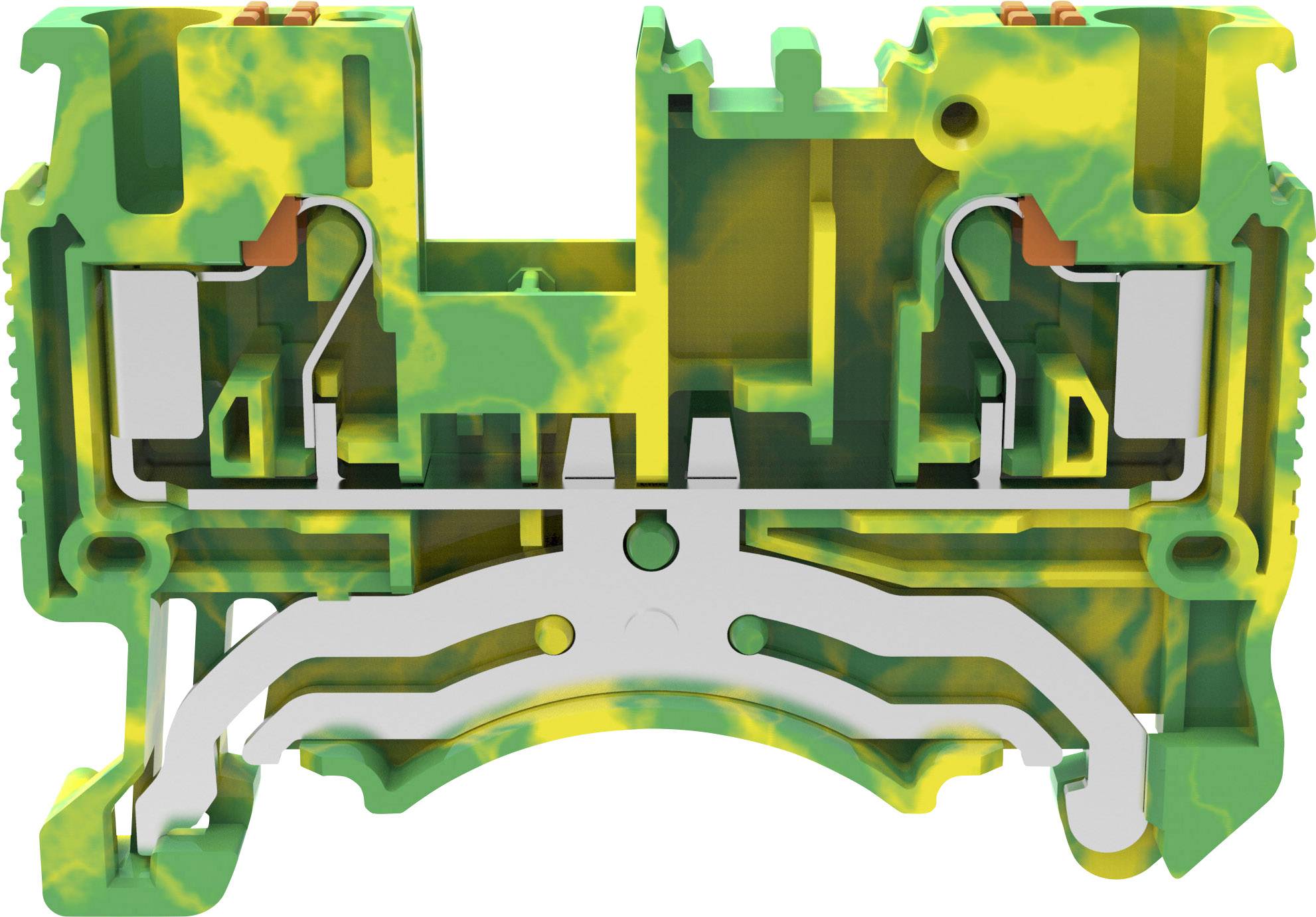 Degson DS2.5-PE-01P-1C-00A(H) Borne pour conducteur de protection Push-In vert, jaune 1 pc(s)