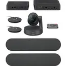 Système pour vidéoconférence 4K modulaire Logitech Rally Plus Ultra-HD 3840 x 2160 Pixel pied de support