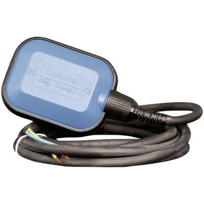 Câble de charge avec adaptateur bleu pour véhicules électriques, illustré avec un câble coupé, affichant 'Doepke Charge 2' sur sa surface.