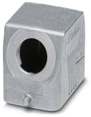 Embout de câble métallique de forme carrée avec un trou rond au centre, utilisé pour les raccordements de systèmes de câbles.