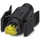 Phoenix Contact CUC-V06-C1PBK-S/R4CEA:1 Connecteurs RJ45 1414410 mâle, droit Nombre de pôles 8 noir 1 pc(s)