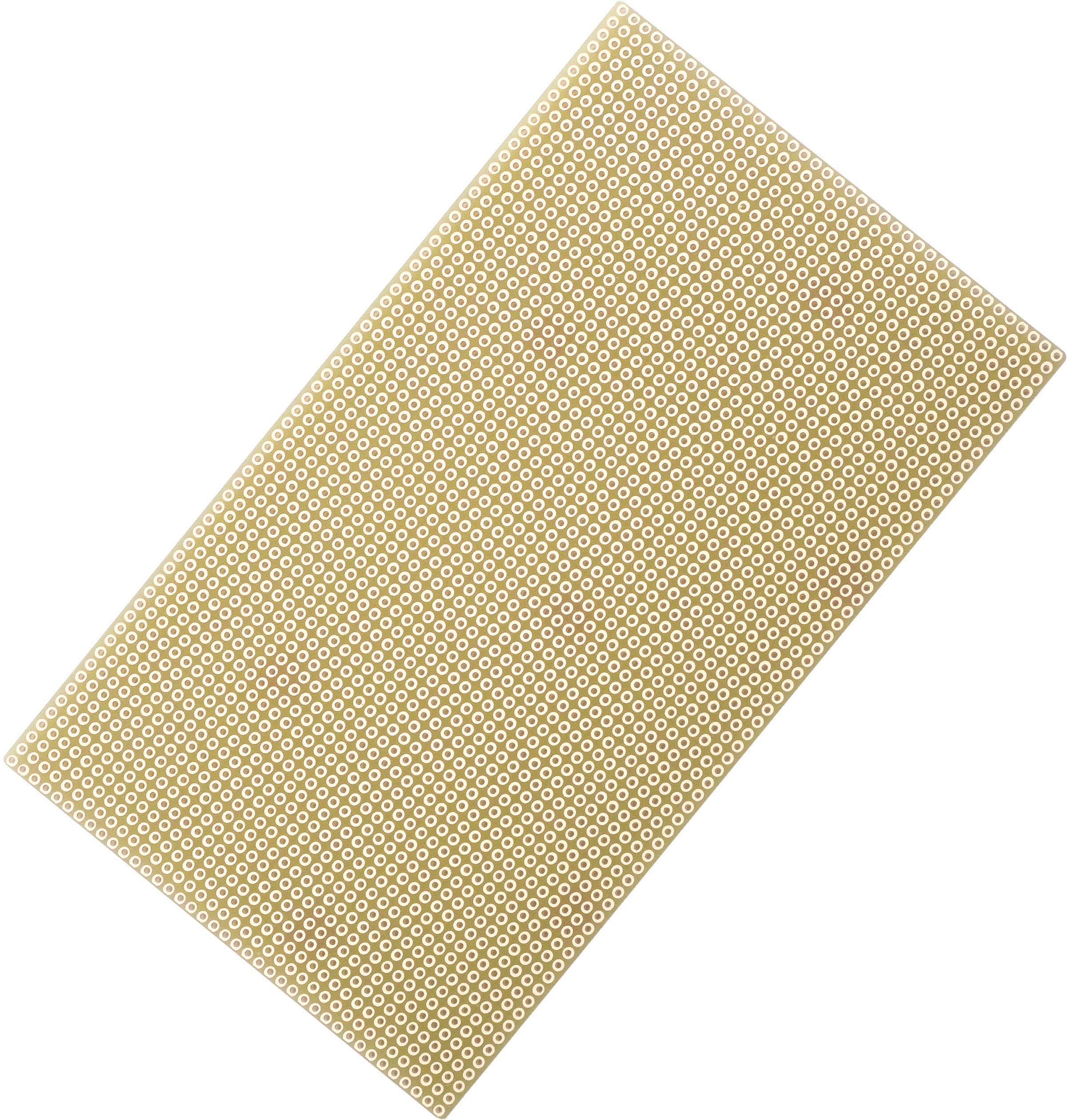 TRU COMPONENTS Platine Euro Epoxy (L x l) 160 mm x 100 mm 35 µm Pas 2.54 mm Contenu 4 pc(s)-1