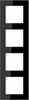 Jung x4 Cadre Cadre noir AC584SW 1 pc(s)