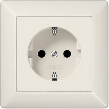 Jung simple Insert Prise 2P+T  blanc crème AS1520KI 1 pc(s)