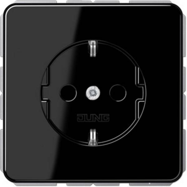 Jung simple Insert Prise 2P+T  noir CD1520SW 1 pc(s)