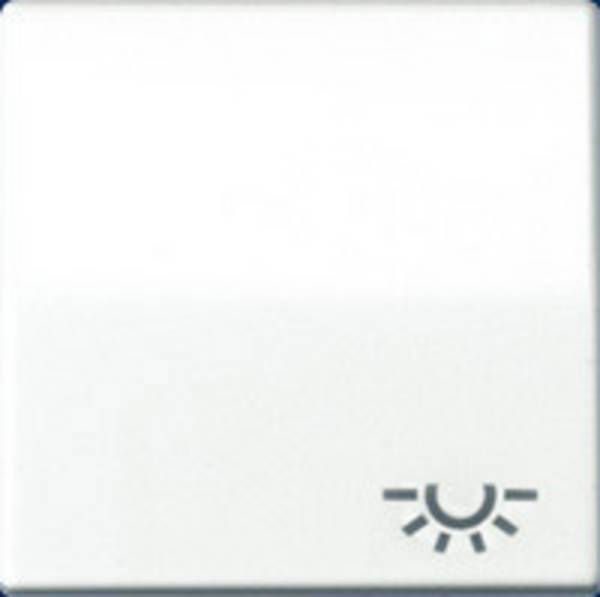 Jung simple Insert Bouton-poussoir  blanc-alpin AS591LWW 1 pc(s)