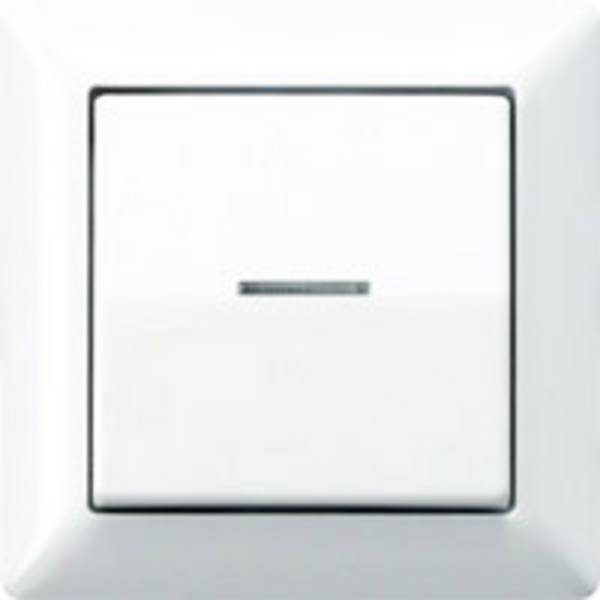 Jung simple Insert Bouton-poussoir  blanc-alpin AS590KO5WW 1 pc(s)