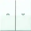 Jung simple Insert Bouton-poussoir blanc-alpin AS591-5PWW 1 pc(s)