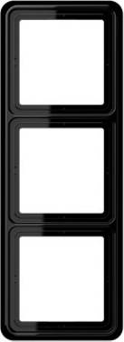 Jung x3 Cadre Cache  noir CD583SW 1 pc(s)