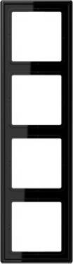 Jung x4 Cadre Cache  noir LS984SW 1 pc(s)