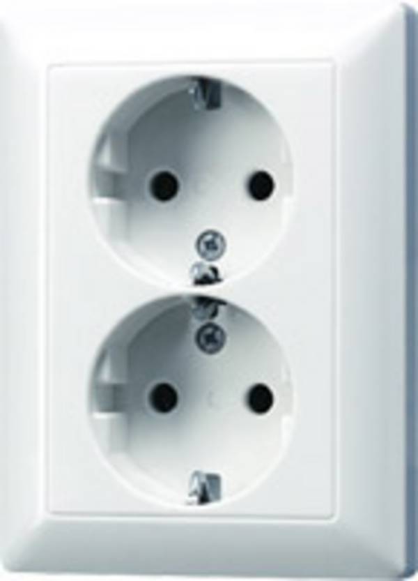 Jung x2 Insert Prise 2P+T  blanc-alpin AS5020UWW 1 pc(s)