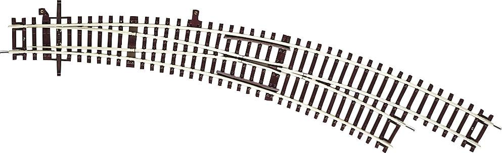 (H0) Voie Rocoline (sans ballast) 42473 Aiguillage enroulé, à droite 1 pc(s)