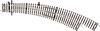 (H0) Voie Rocoline (sans ballast) 42473 Aiguillage enroulé, à droite 1 pc(s)