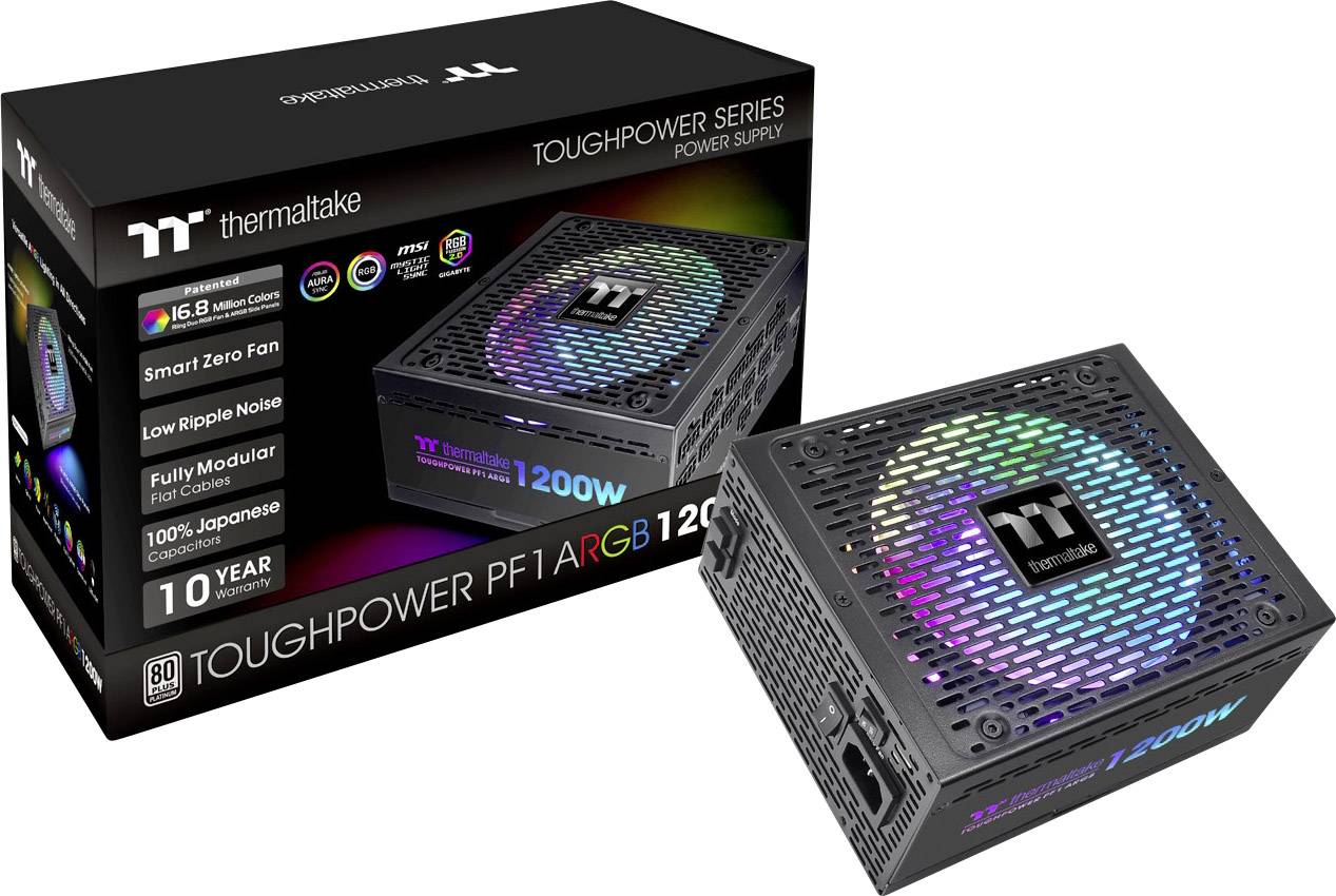 Thermaltake Toughpower PF1 ARGB Alimentation PC 1200 W ATX 80PLUS® Platinum-0