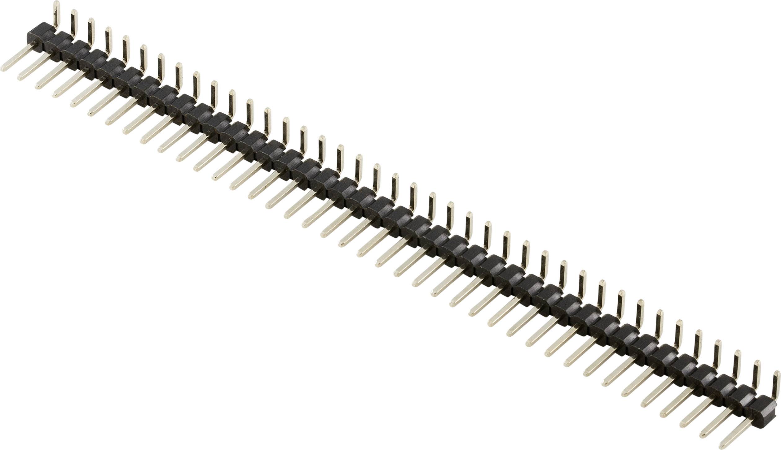 TRU COMPONENTS TC-8559744 Barrette mâle (standard) Nbr de rangées: 1 Nombre de pôles par rangée: 40 1 pc(s)