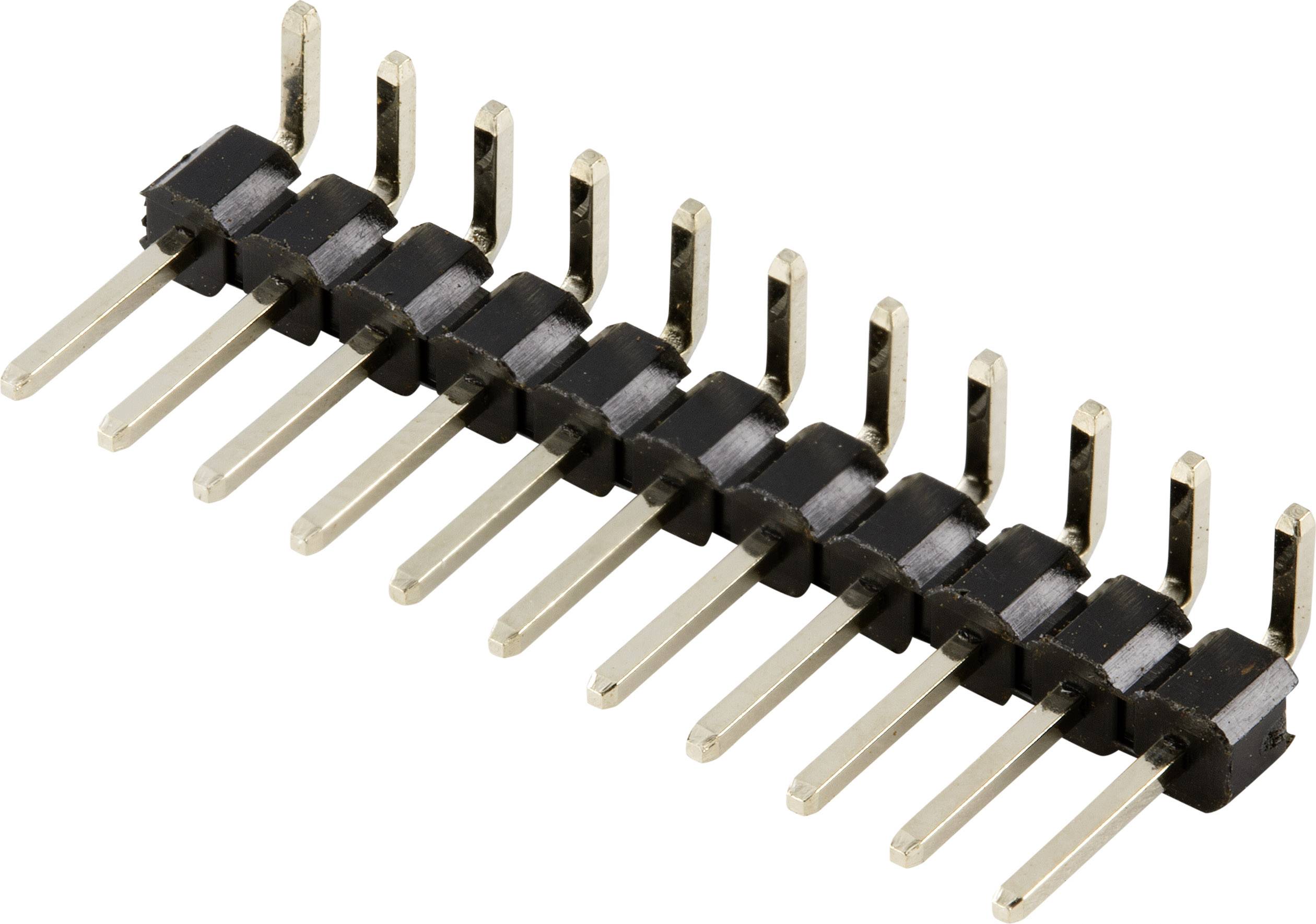 TRU COMPONENTS Barrette mâle (standard) Nbr de rangées: 1 Nombre de pôles par rangée: 11 TC-8559748 1 pc(s)