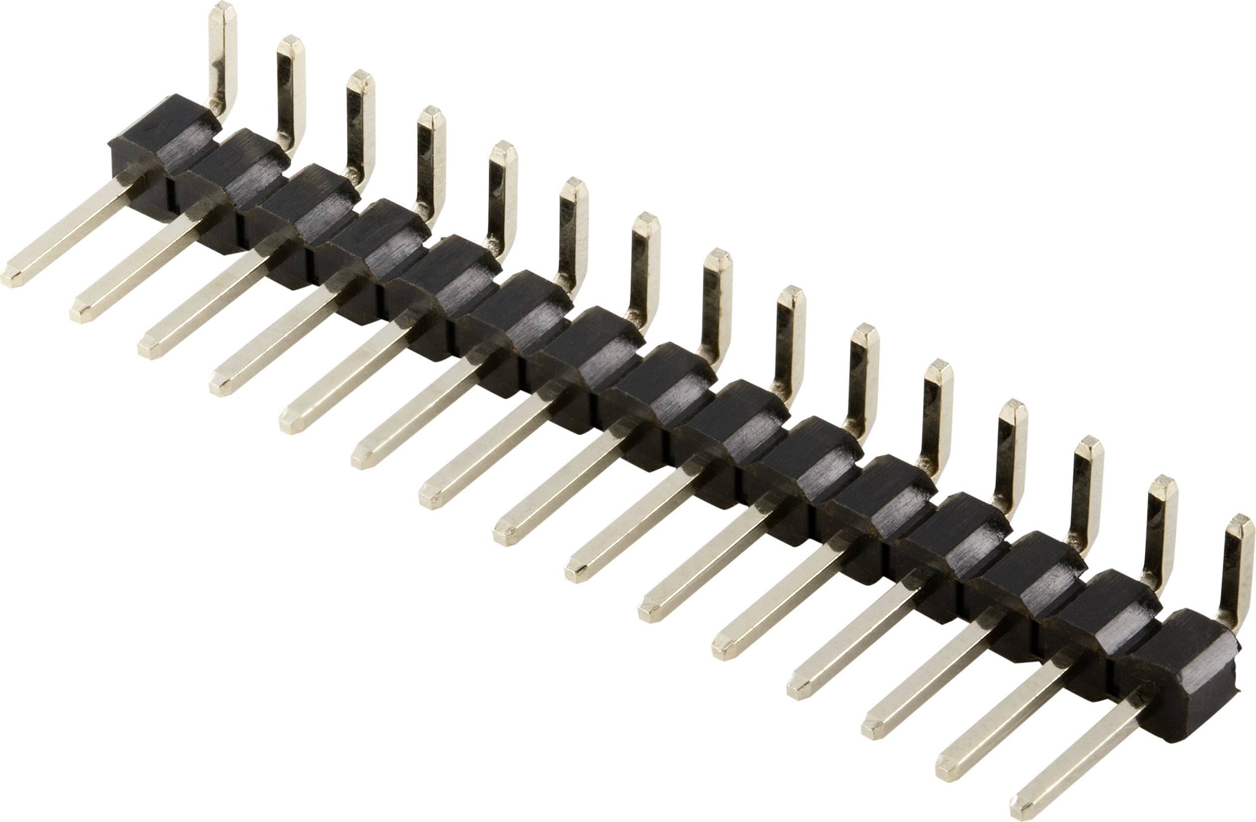 TRU COMPONENTS TC-8559764 Barrette mâle (standard) Nbr de rangées: 1 Nombre de pôles par rangée: 15 1 pc(s)
