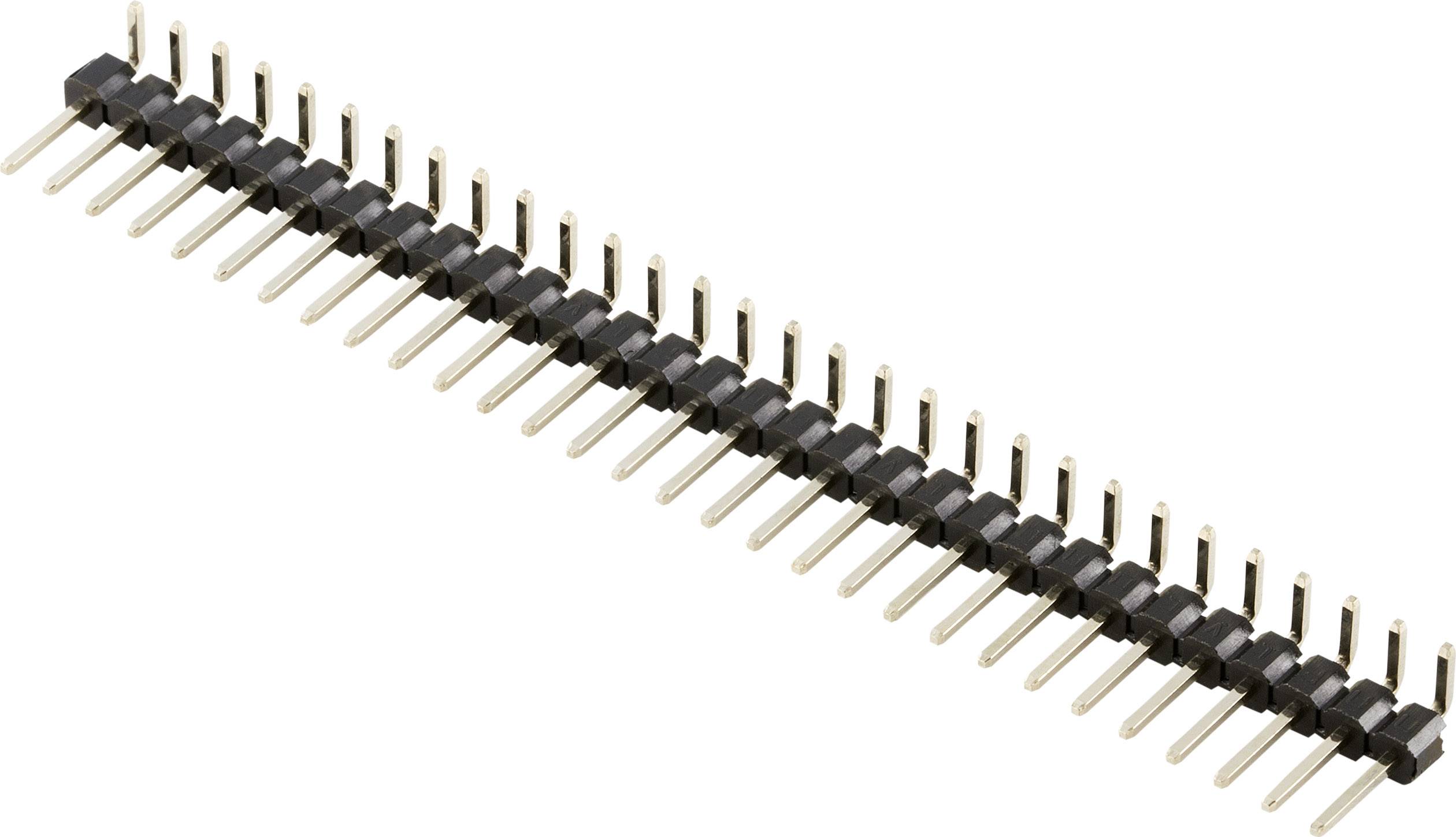 TRU COMPONENTS TC-8559780 Barrette mâle (standard) Nbr de rangées: 1 Nombre de pôles par rangée: 30 1 pc(s)