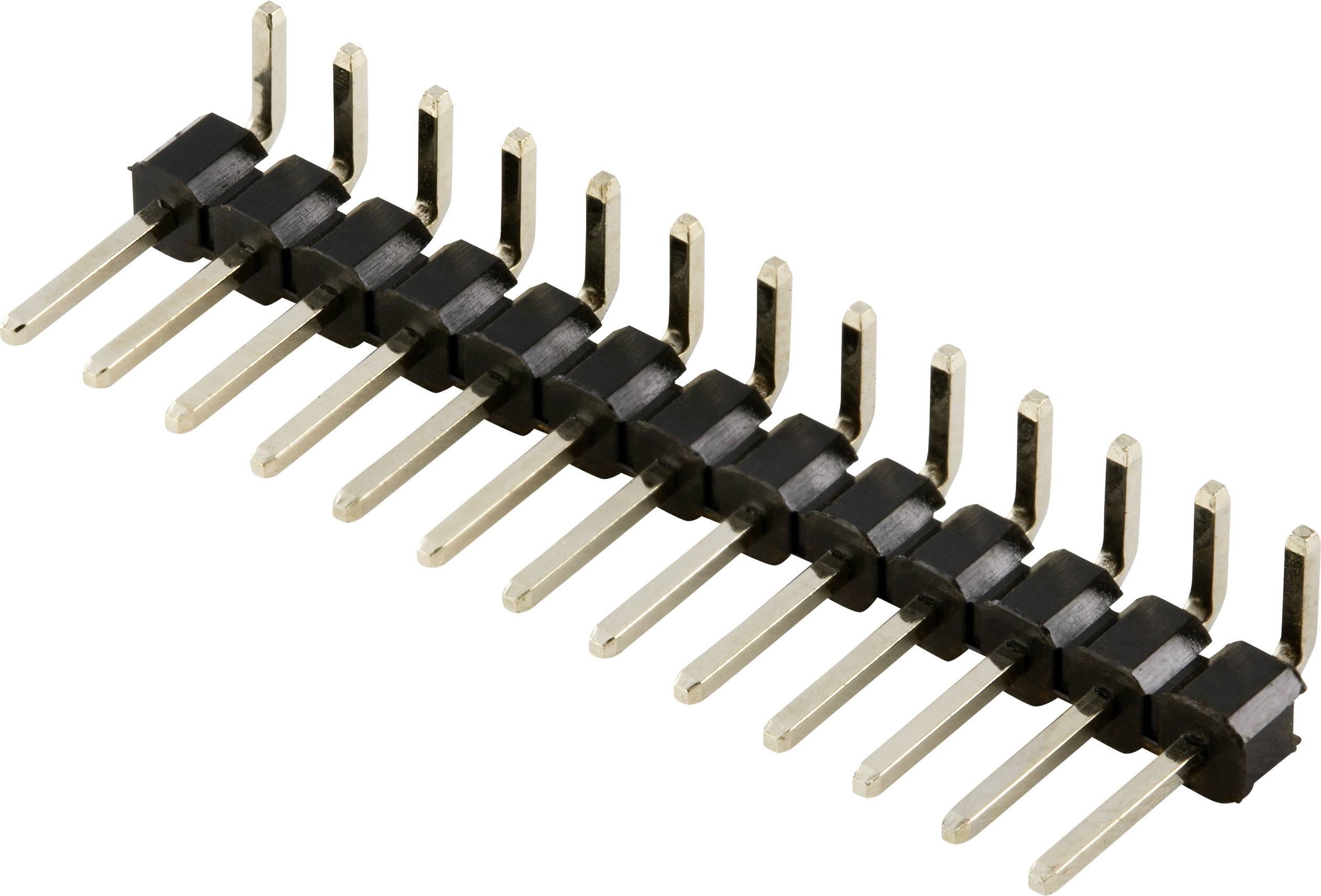 TRU COMPONENTS TC-8559804 Barrette mâle (standard) Nbr de rangées: 1 Nombre de pôles par rangée: 13 1 pc(s)