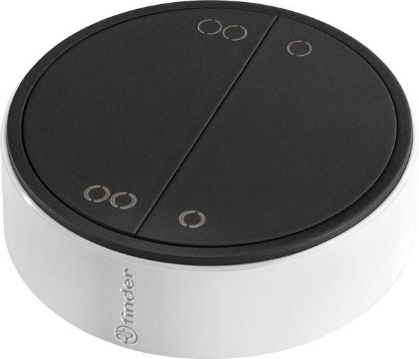 Bouton-poussoir Finder YESLY 4 canaux 1Y.13.B22  noir  1 pc(s)