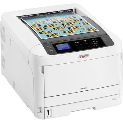 OKI C824dn Imprimante à jet d'encre LED, couleur couleur A3 26 pages/min (ISO) 26 pages/min (ISO) 1200 x 600 dpi réseau,-5