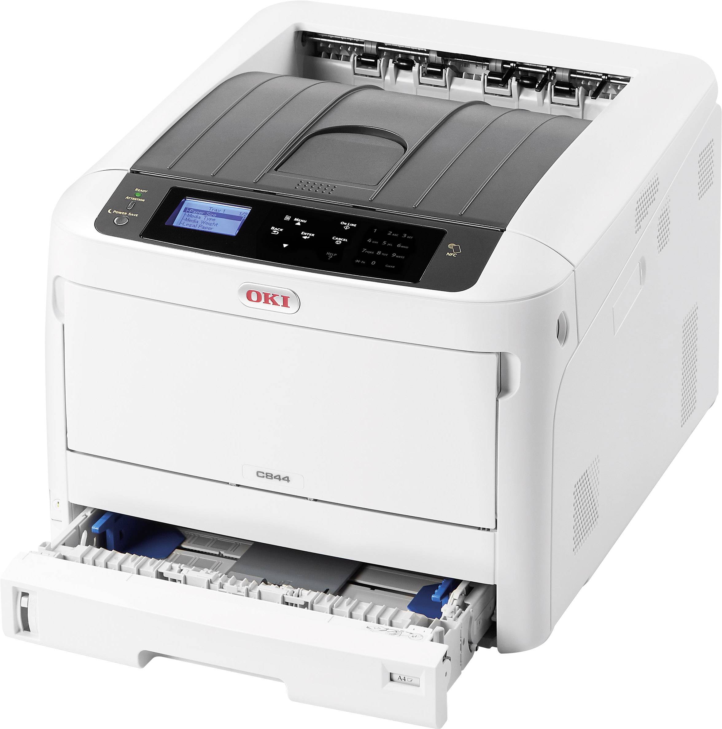 OKI C 844 dnw Imprimante à jet d'encre LED, couleur couleur A3 36 pages/min (ISO) 36 pages/min (ISO) 1200 x 1200 dpi rés-13