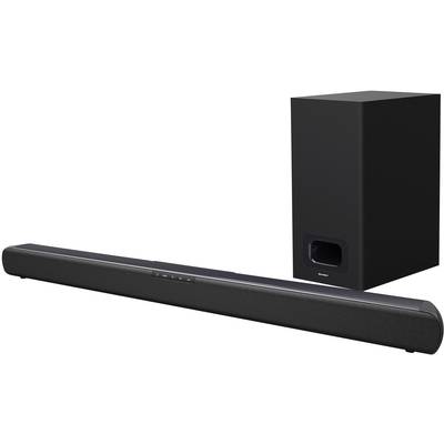 Karcher SB 800S Barre de son noir avec subwoofer filaire, USB, fixation murale-0