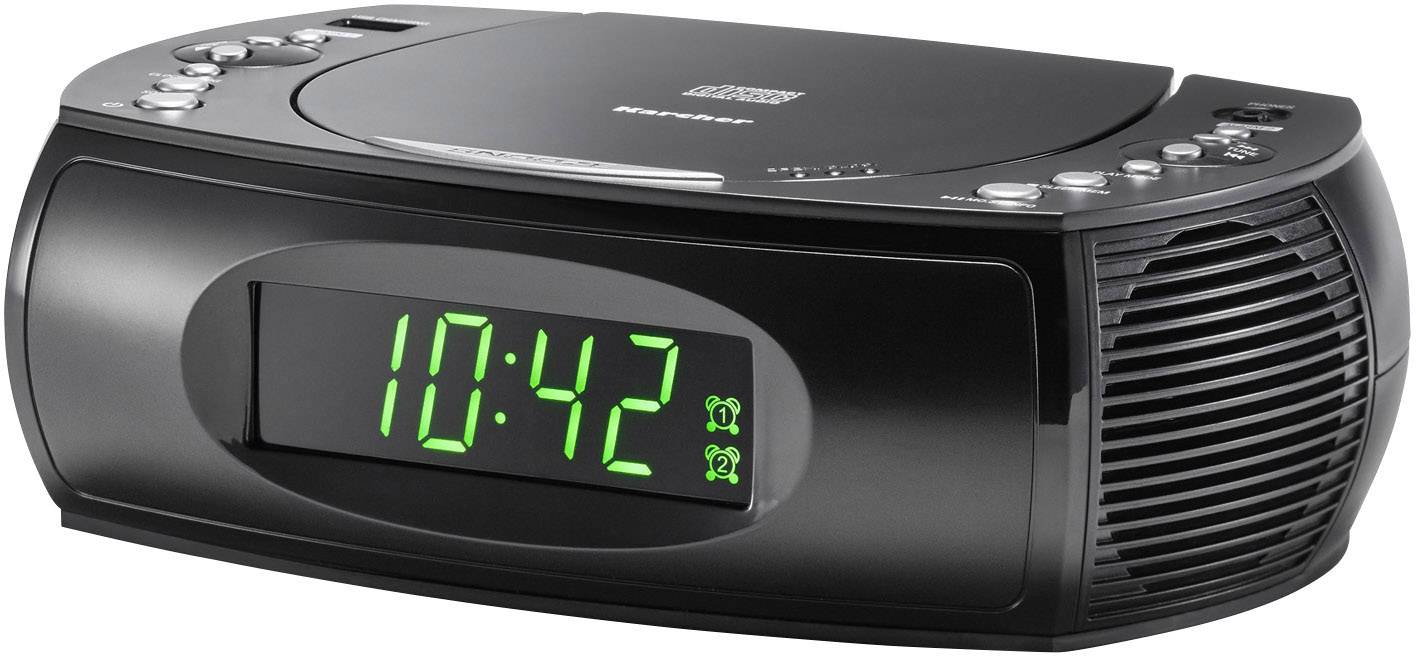 Karcher UR 1308 Radio-lecteur CD FM fonction de charge de la batterie noir-1