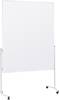 tableau d'animation magnetoplan (L x l x H) 1730.00 x 1200 x 1500 mm carton coloré blanc utilisable des deux côtés, avec roulettes 2111100