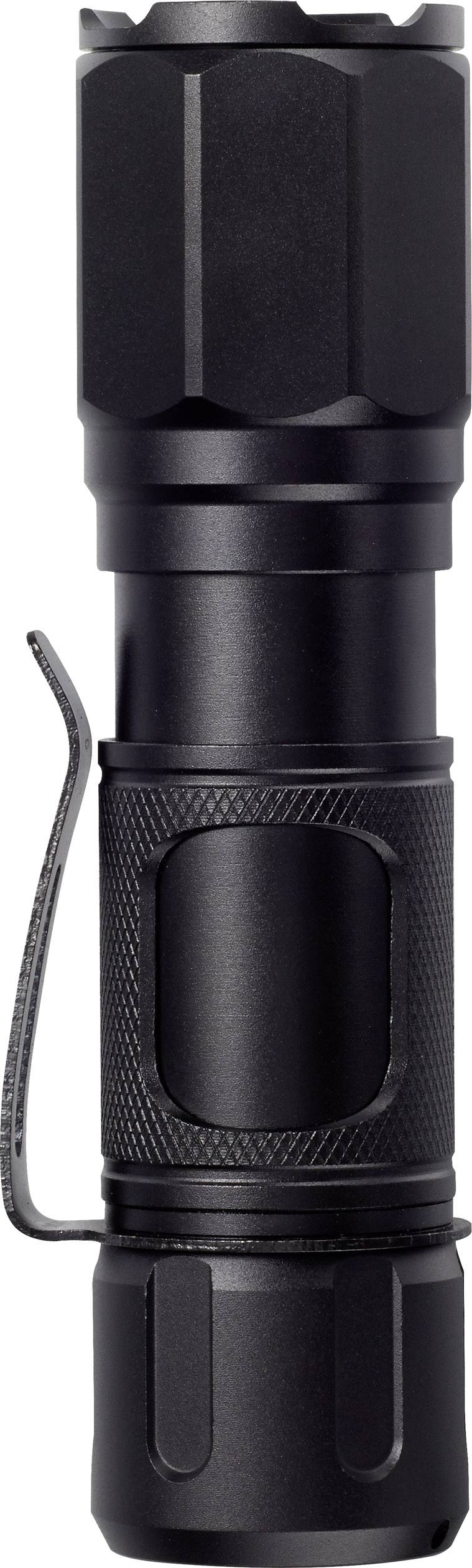 Tapfer 5001LTF LED Lampe de poche taille du point réglable, avec clip ceinture à pile(s) 350 lm 116 g-1