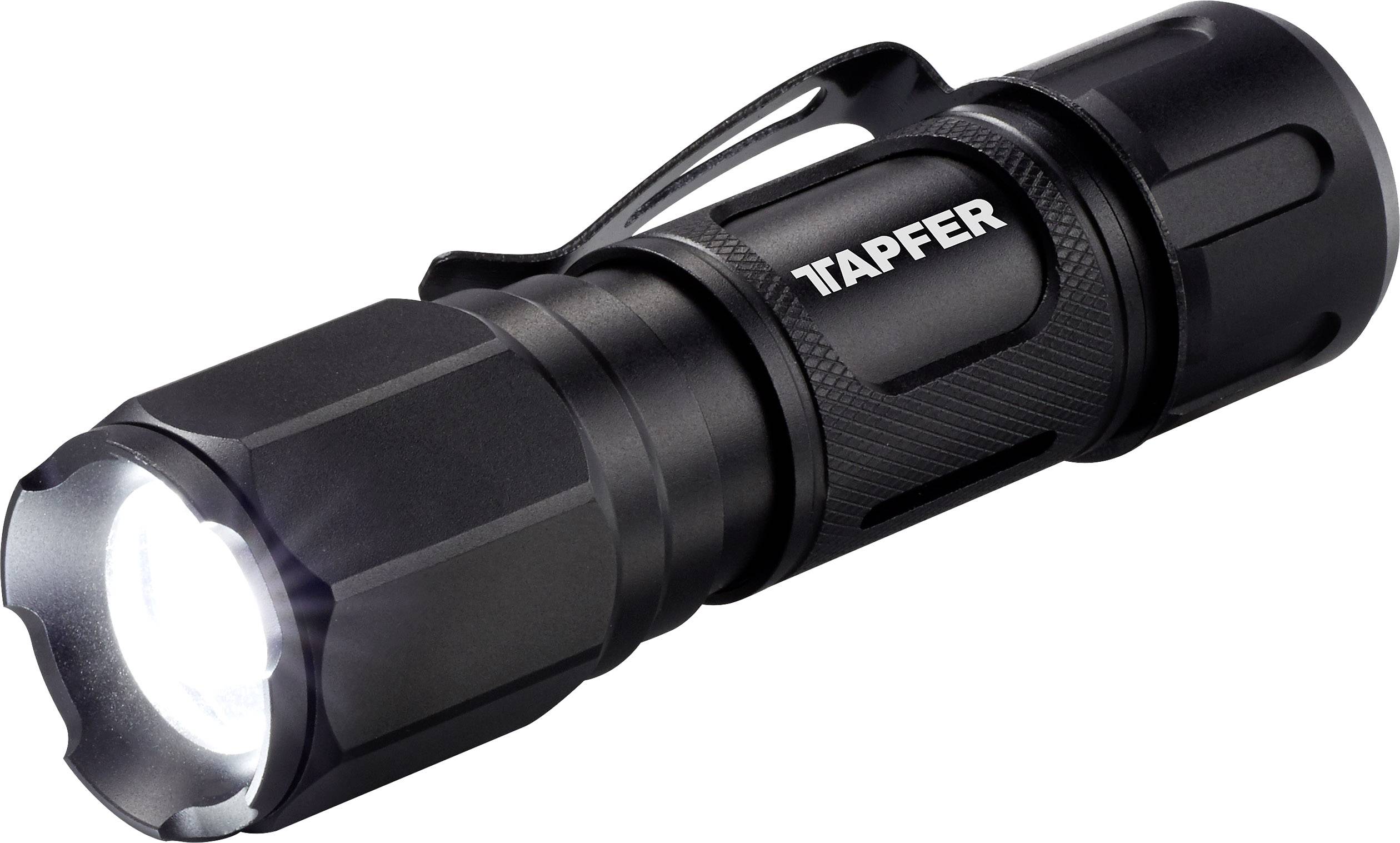 Tapfer 5001LTF LED Lampe de poche taille du point réglable, avec clip ceinture à pile(s) 350 lm 116 g-2
