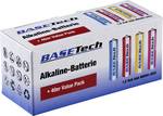 Boîte de 40 piles alcalines BASETECH Micro LR03/AAA 1,5 V.