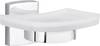 tesa klaam 40268-00000-00 Porte-savon chrome (brillant), blanc (satiné)
