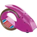 tesa Distributeur de ruban d'emballage Pack n Go rose Largeur du rouleau (max.): 50 mm Longueur du rouleau (max.) 66 m a
