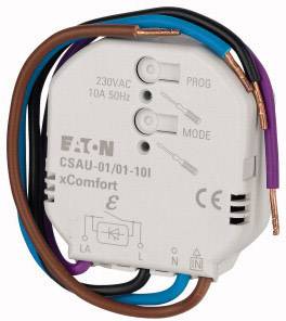 CSAU-01/01-10I Eaton xComfort Actionneur de commutation Puissance de coupure (max.) 2300 W