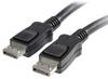 Câble de raccordement TECHly DisplayPort Fiche mâle DisplayPort 0.50 m noir ICOC-DSP-A14-005 Câble DisplayPort