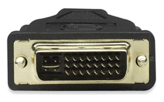 Câble de raccordement TECHly DVI Fiche mâle DVI-I 24+5 pôles, Fiche mâle DVI-I 24+5 pôles 1.80 m noir ICOC-DVI-8900 Câbl-3