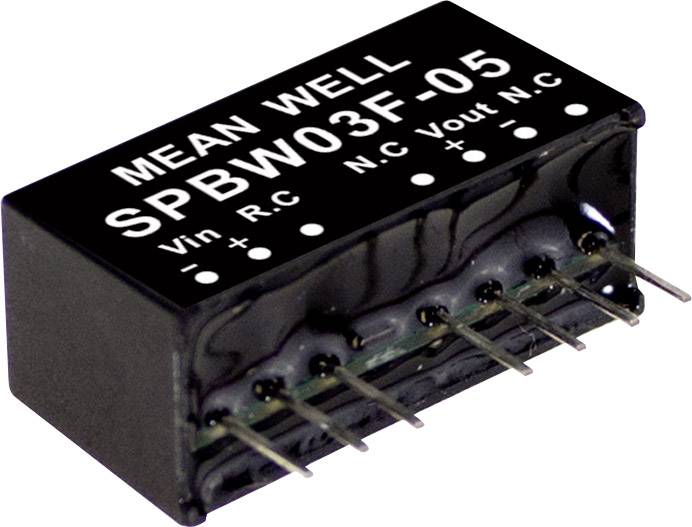 MEAN WELL SPBW03G-12 DC/DC-Wandlermodul 250mA 3W Anzahl Ausgänge: 1 x Inhalt 1St.