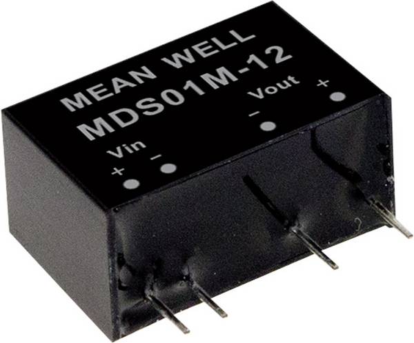 Module convertisseur CC/CC MEAN WELL MDS01N-12 Nbr. de sorties: 1 x   84 mA 1 W 1 pc(s)